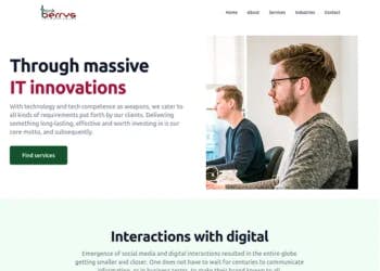 Technology Website Design